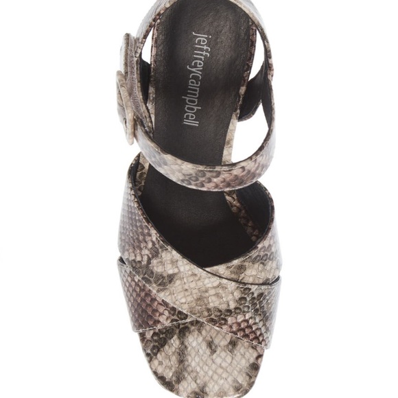 Jeffrey Campbell Amma Chunky Platform Sandal Heels - Picture 5 of 10